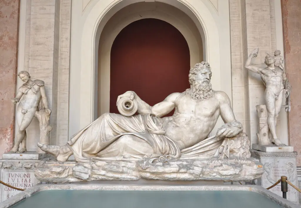 2nd-century Tigris statue at the Vatican Museums in Vatican City, Italy